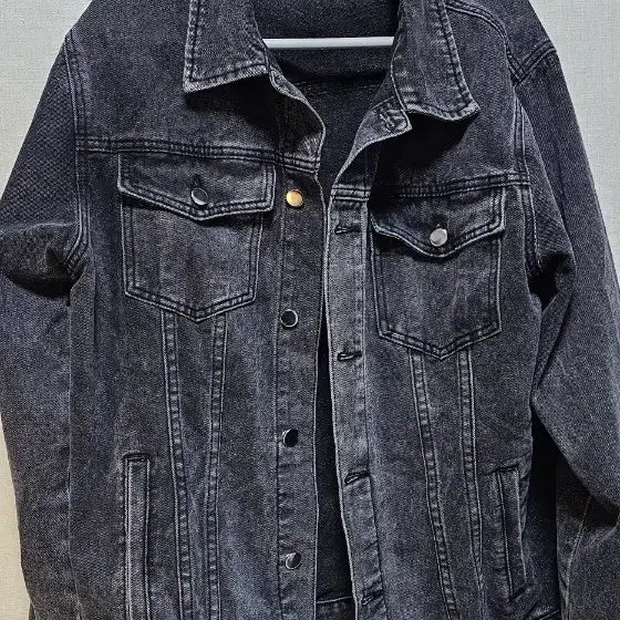 [BUNJANG] Black Denim Jacket / 검정색 데님 자켓