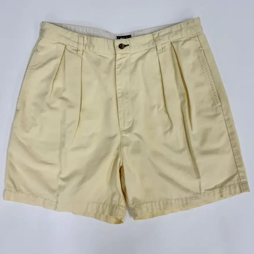 [BUNJANG] Tommy Hilfiger Vintage Two-Pleat Chino Shorts (36) / 타미힐피거 빈티지 투턱 치노 반바지 36