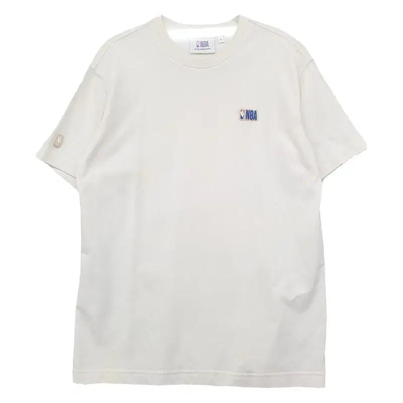 [BUNJANG] NB-A White Short Sleeve T-Shirt (Size S) / 엔비에이 화이트 반팔티 S