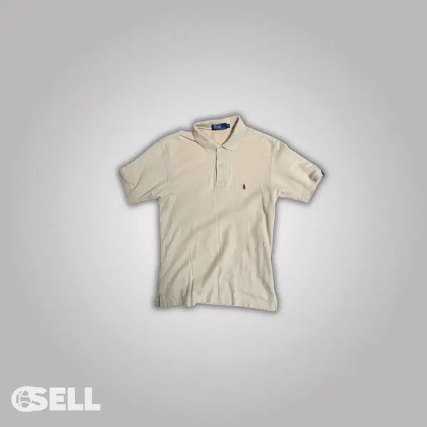 [BUNJANG] Polo Ralph Lauren Short Sleeve Polo Shirt Beige / 폴로 랄프로렌 반팔 카라티 베이지