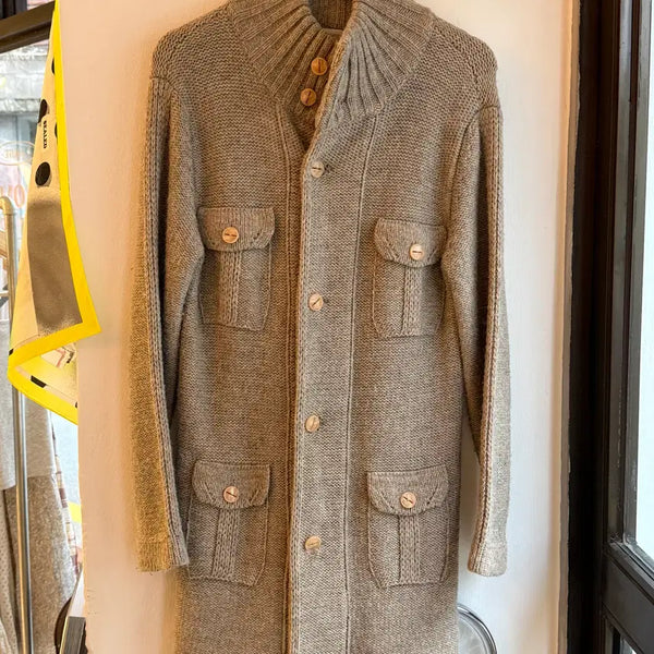 [BUNJANG] WOOYONGMI Beige Long Cardigan / [48] 우영미 베이지 롱가디건