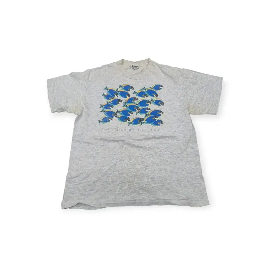 [BUNJANG] Vintage Fish Graphic T-Shirt / 빈티지 티셔츠 물고기