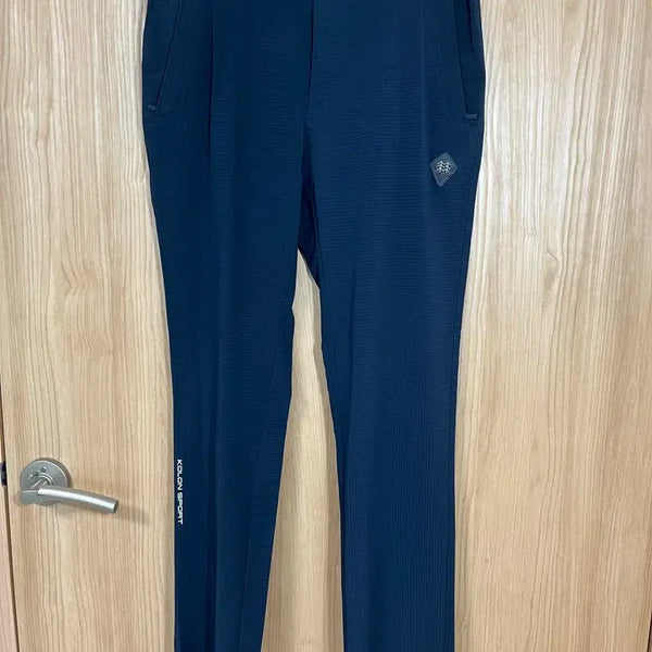 [BUNJANG] Kolon Sport Men's Check Pattern Pants Navy / 코오롱스포츠 남성 바지 체크무니 네이비 30