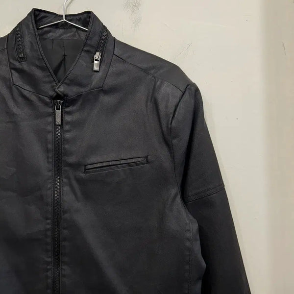 [BUNJANG] Kenneth Cole Coated Cotton Mandarin Collar Zip-Up Jacket / 케네스콜 코팅 코튼 차이나카라 집업 자켓