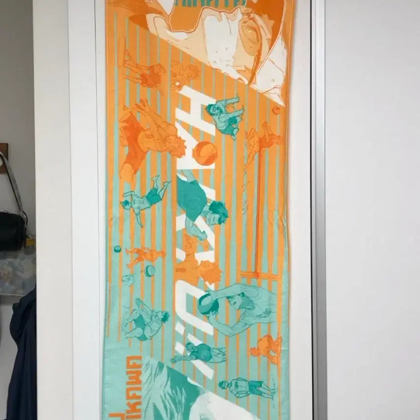 [BUNJANG] Haikyu!! Shueisha Jump Shop Hinata & Oikawa Brazil Towel / 하이큐 슈에이샤 점프샵 히나타 오이카와 브라질 타올 타월