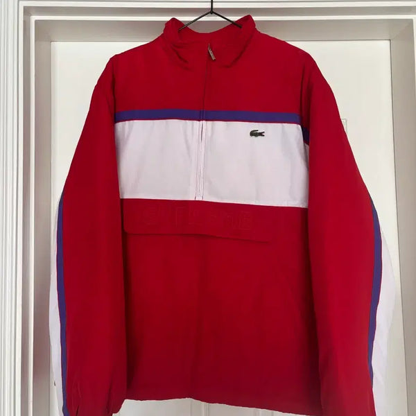 [BUNJANG] Supreme Lacoste Puffer Anorak Jacket / [L] 슈프림 라코스테 푸퍼 아노락