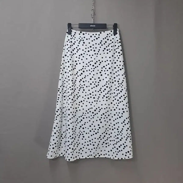 [BUNJANG] 8seconds Polka Dot Long Skirt / 8세컨즈 도트 롱 스커트