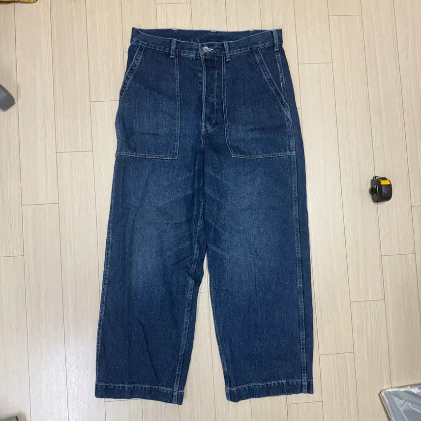 [BUNJANG] Freshservice Faded Indigo Denim Baker Pants - M / 프레시서비스 freshservice 데님 베이커 팬츠 M 페이디드인디고