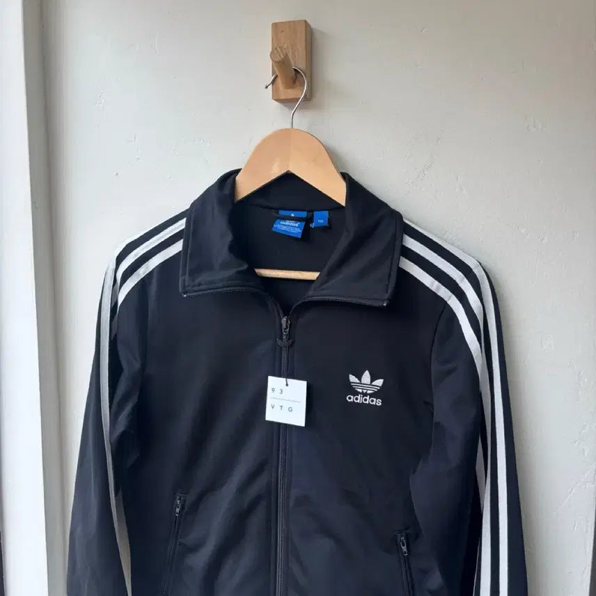 [BUNJANG] Adidas Black Firebird Track Top Jersey / 17545 - 아디다스 블랙 파이어버드 트랙탑 져지
