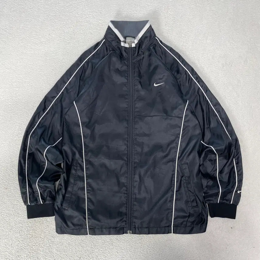 [BUNJANG] Nike 2000s Old School Windbreaker Jacket / 2000s 나이키 올드스쿨 바람막이