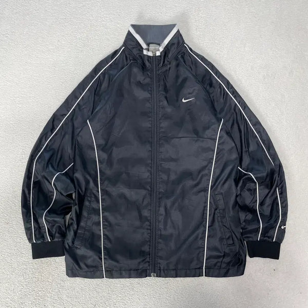 [BUNJANG] Nike 2000s Old School Windbreaker Jacket / 2000s 나이키 올드스쿨 바람막이