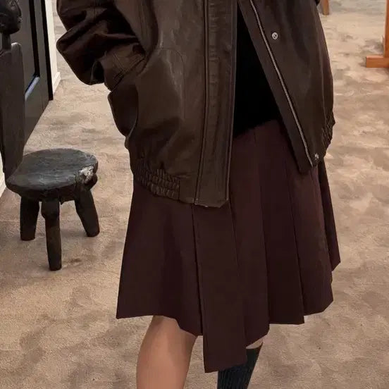 [BUNJANG] Ethos Midi Pleated Skirt / 에토스 미디 플리츠 스커트