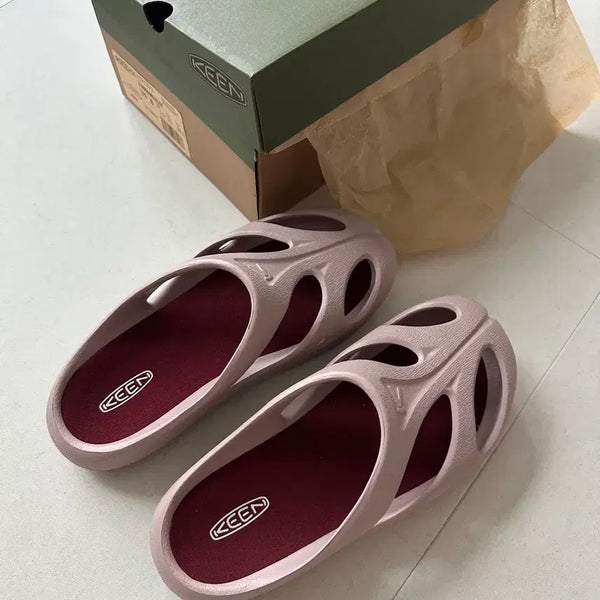 [BUNJANG] KEEN Shanti Slide Merlot Sandals / KEEN 샨티 슬라이드 merlot 새상품 250mm