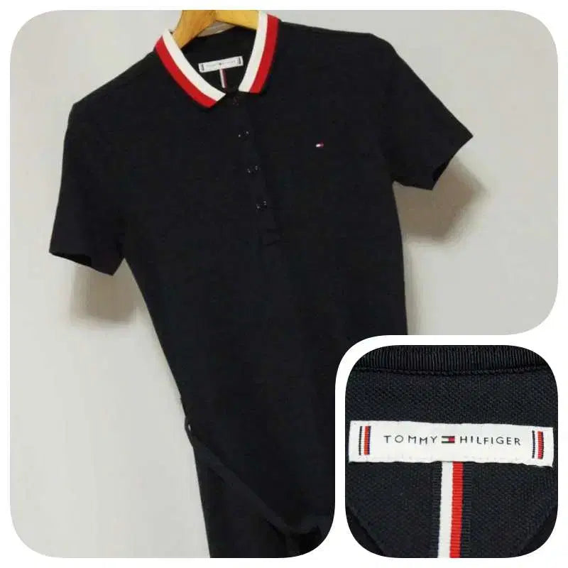[BUNJANG] Tommy Hilfiger Navy Short Sleeve Dress Women's 55 / 타미힐피거 네이비 반팔 원피스 여성55