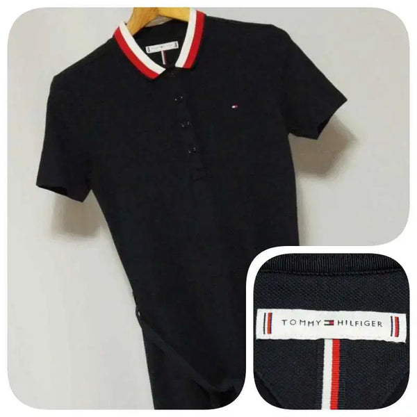 [BUNJANG] Tommy Hilfiger Navy Short Sleeve Dress Women's 55 / 타미힐피거 네이비 반팔 원피스 여성55