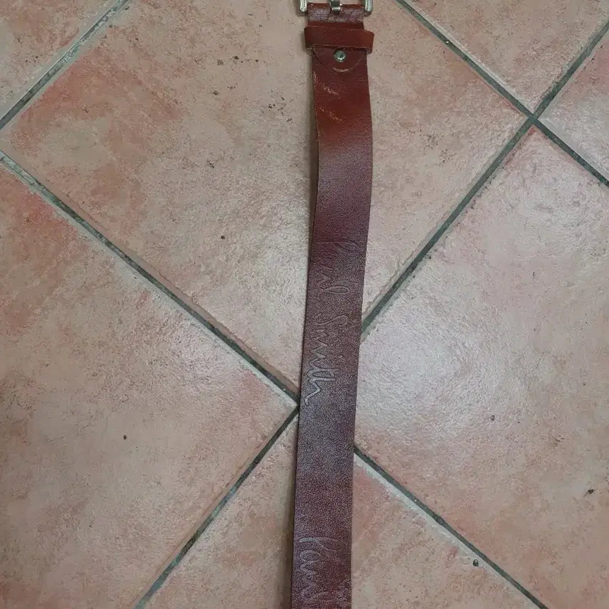[BUNJANG] Paul Smith Original Vintage Full Grain Leather Belt / [정품] 폴스미스 오리지널 빈티지 통가죽 벨트 (28~30인치 추천)