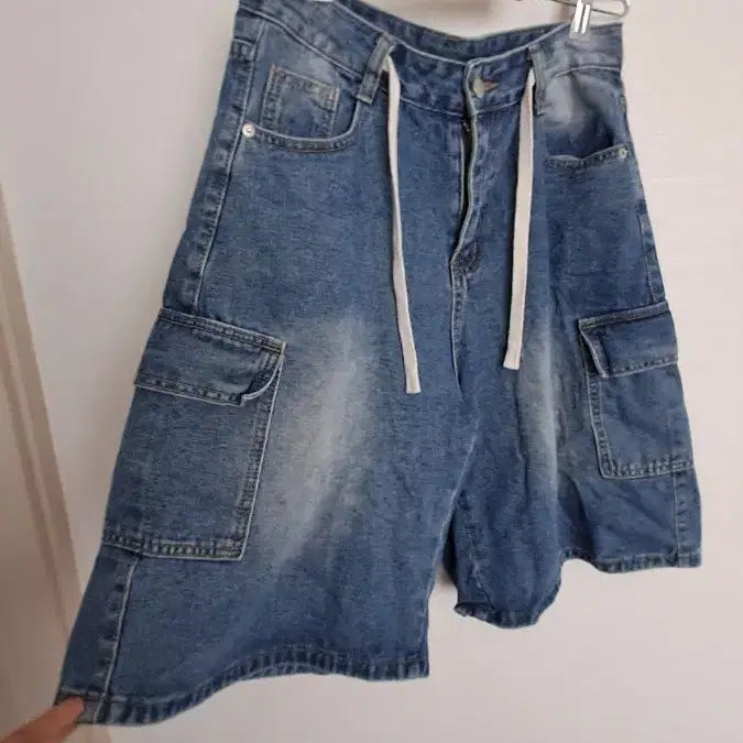 [BUNJANG] Denim Cargo Bermuda Shorts (Waist 29) / 청바지 카고 버뮤다 팬츠 허리29