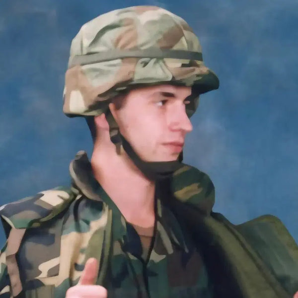 [BUNJANG] US Military PASGT Ballistic Helmet with Woodland Camouflage Cover / 오리지널 미군 PASGT 케블라헬멧+우드랜드커버