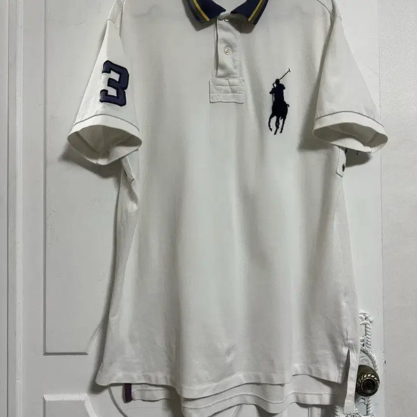 [BUNJANG] Polo Ralph Lauren Big Pony Pique Polo Shirt - Size L / 폴로 랄프로렌 빅포니 카라티