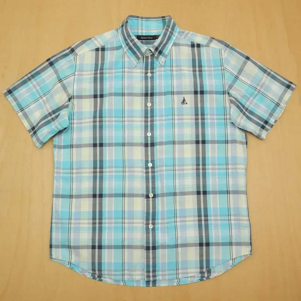[BUNJANG] Beanpole Short-Sleeve Shirt Size 105 (B-1575) / 빈폴 반팔 셔츠 105 남방 B-1575