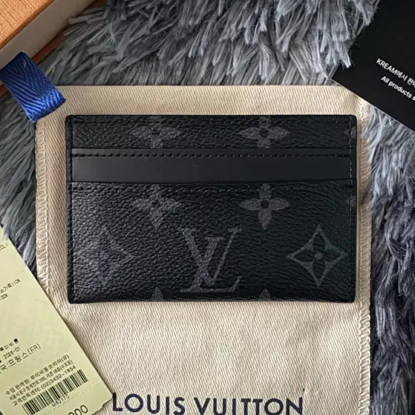 [BUNJANG] Louis Vuitton Eclipse Card Holder Black M62170 / [새상품급/풀구성/신형] 루이비통 이클립스 카드지갑