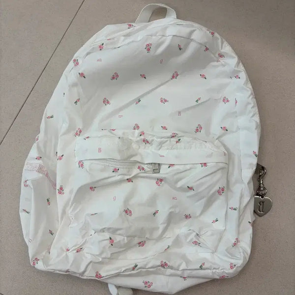 [BUNJANG] The Barnet Logo Flower Backpack / 더바넷 로지플라워 백팩