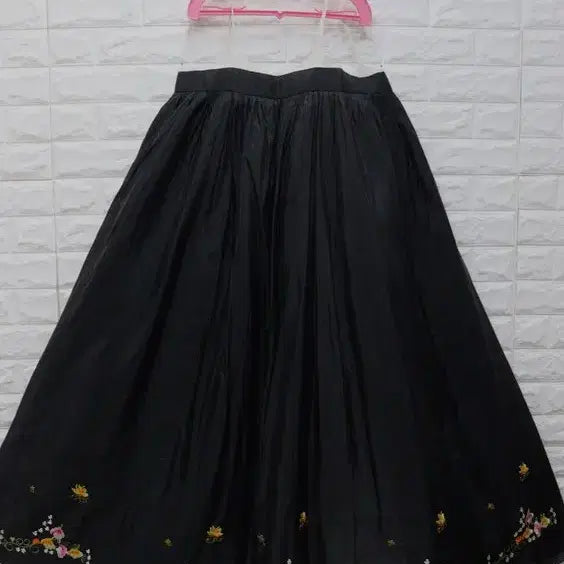 [BUNJANG] Traditional Korean Hanbok Skirt - Vintage Retro Style / 204 한복치마 전통 복고 옛날 여성77-88 키 165/창고갤러리