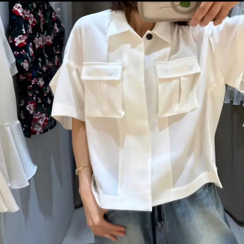[BUNJANG] Sacai Shooting Combination Jacket White / 사카이 슈팅콤비네이션 쟈켓 (새상품)