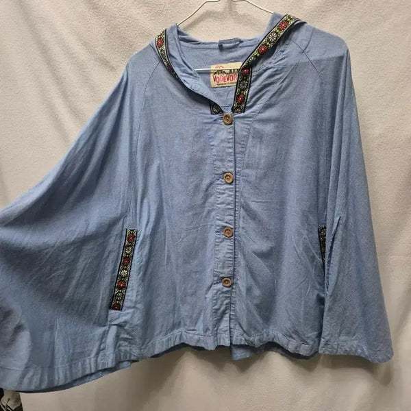[BUNJANG] VOGEVOAR Embroidered Blouse Free Size / VOGEVOAR 자수 블라우스  프리사이즈