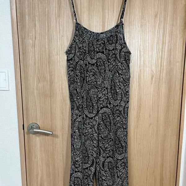 [BUNJANG] Paisley Pattern Jumpsuit - Size M / 페이즐리 패턴 점프수트 M