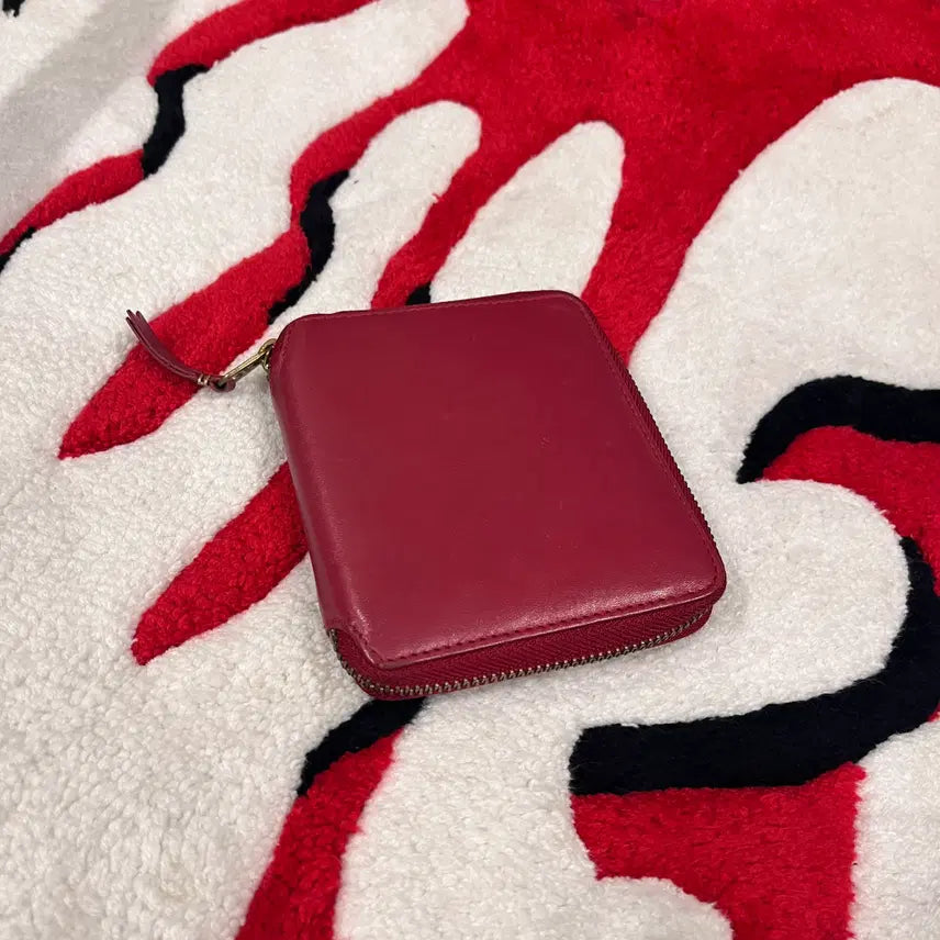 [BUNJANG] Comme des Garçons SA2100 Classic Leather Zipper Wallet / 꼼데가르송 SA2100 클래식 가죽 지퍼 반지갑/W3054