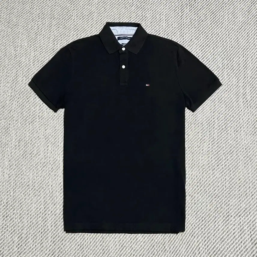 [BUNJANG] Tommy Hilfiger Black Polo Shirt L / 타미힐피거 반팔 카라티 블랙 L