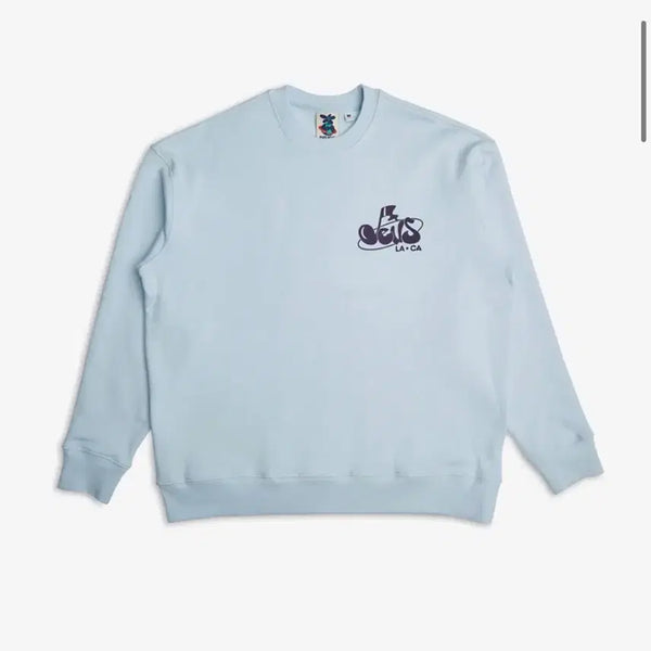 [BUNJANG] Deus Harmony Crewneck Sweatshirt - Sky Blue / 데우스 하모니 크루넥 맨투맨 - 스카이블루