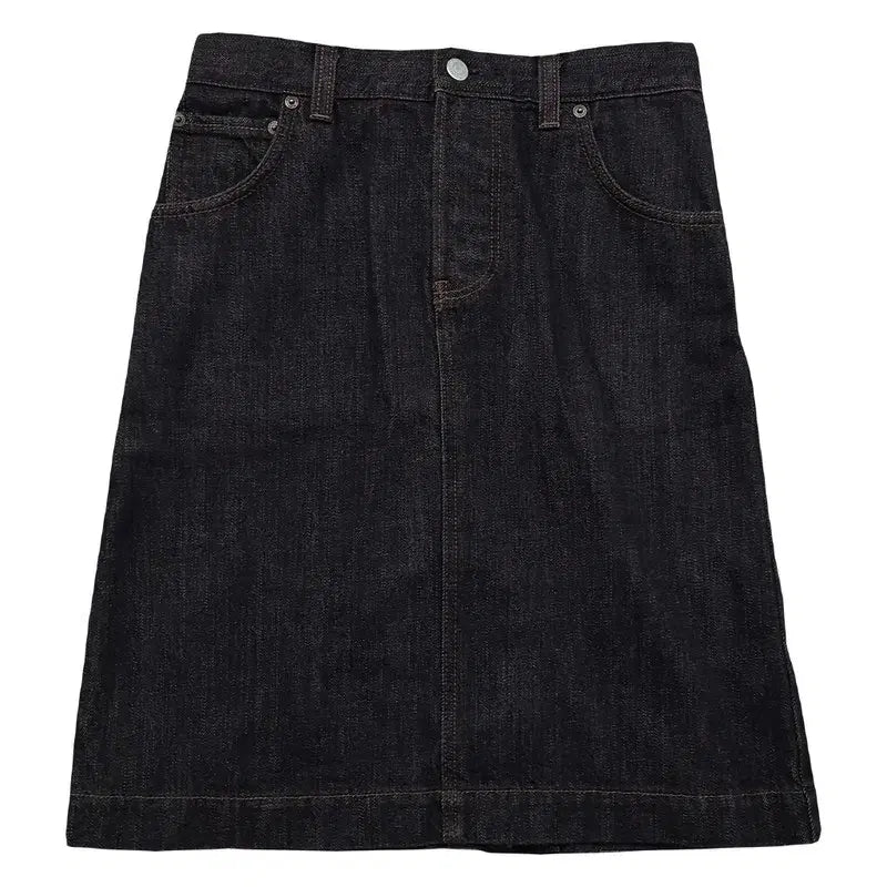 [BUNJANG] Margaret Howell Raw Denim Skirt / 마가렛 호웰 진청 생지 데님 스커트 28X20