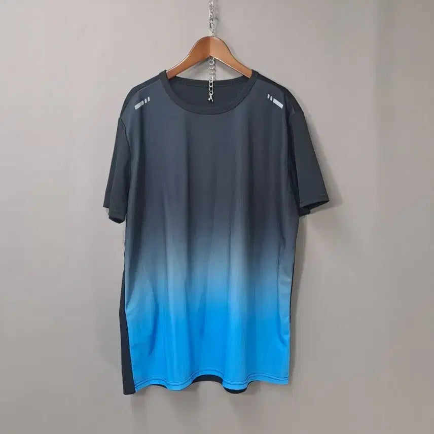 [BUNJANG] Gradient Jersey Short Sleeve T-Shirt / 그라데이션 져지 반팔티