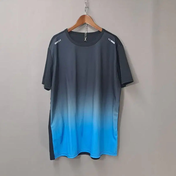 [BUNJANG] Gradient Jersey Short Sleeve T-Shirt / 그라데이션 져지 반팔티