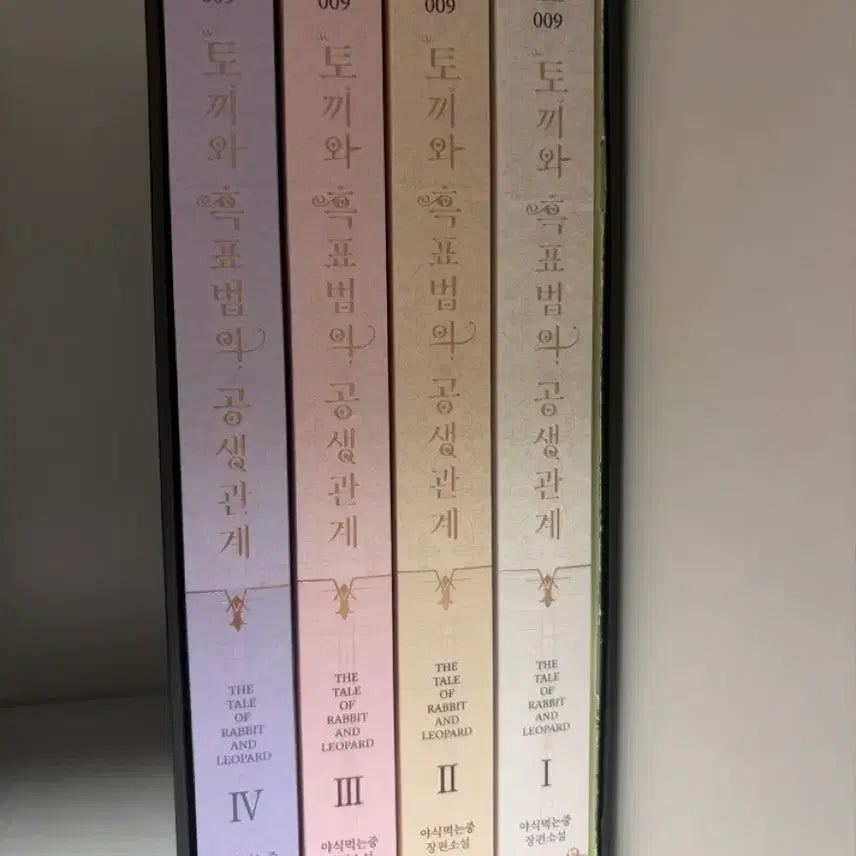 [BUNJANG] The Symbiotic Relationship Between the Rabbit and the Black Panther Complete Set Volumes 1-4 Boxed Edition / 토끼와 흑표범의 공생관계 전집 1-4권 박스본