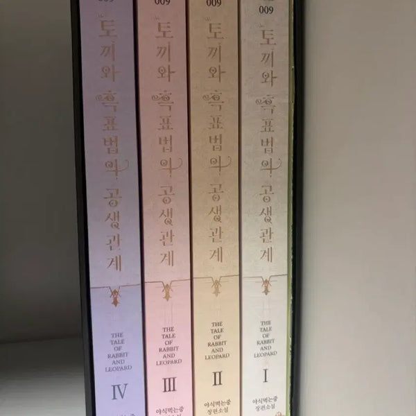 [BUNJANG] The Symbiotic Relationship Between the Rabbit and the Black Panther Complete Set Volumes 1-4 Boxed Edition / 토끼와 흑표범의 공생관계 전집 1-4권 박스본