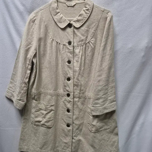 [BUNJANG] Nice Claup Linen Dress Beige / 나이스클랍 린넨 원피스 베이지