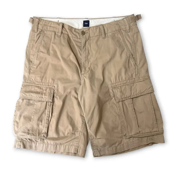 [BUNJANG] GAP Beige Cargo Half Pants / (34) 갭 베이지 카고 하프 팬츠