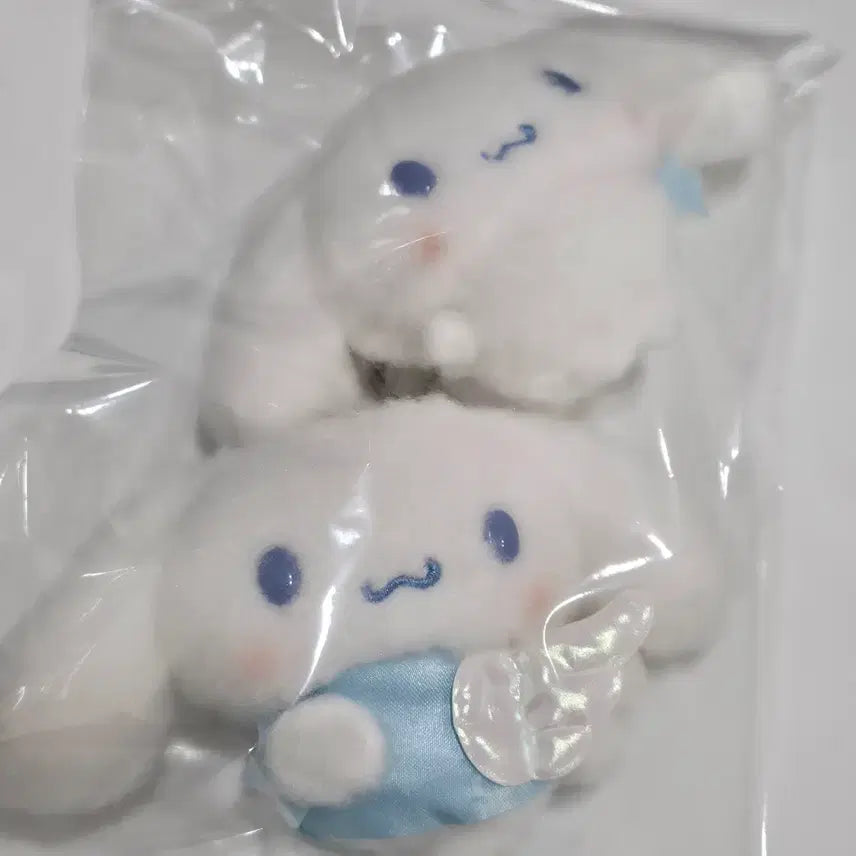 [BUNJANG] Sanrio Cinnamoroll Doll Keychain Mascot Bundle Set (2 types) / 산리오 시나모롤 인형 키링 마스코트 2종 일괄
