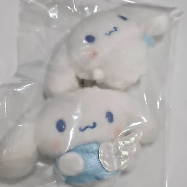 [BUNJANG] Sanrio Cinnamoroll Doll Keychain Mascot Bundle Set (2 types) / 산리오 시나모롤 인형 키링 마스코트 2종 일괄