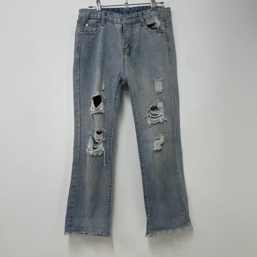 [BUNJANG] Vintage Fringed Denim Pants / 빈티지 수술 데님팬츠 청바지