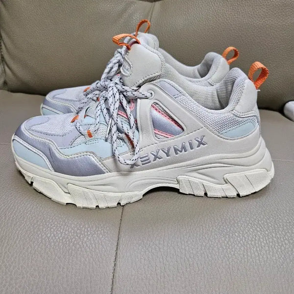 [BUNJANG] Xexymix Chunky Sneakers Height-Increasing Shoes Size 250 (Recommended 245) / 젝시믹스 어글리슈즈 키높이 운동화 250(245)