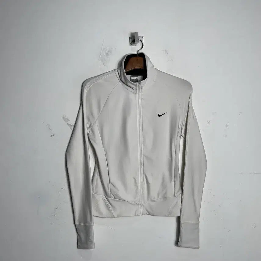 [BUNJANG] Nike Women's White Training Zip-Up Jacket / 나이키 여성 트레이닝 집업 자켓 화이트