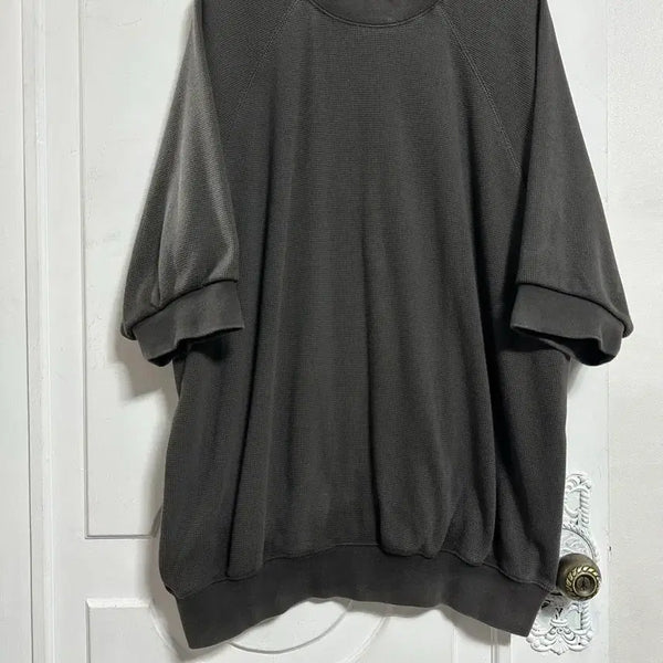 [BUNJANG] Fear of God Essentials Short Sleeve Waffle Sweatshirt / 에센셜 피오갓 숏슬리브 와플 스웨트서츠