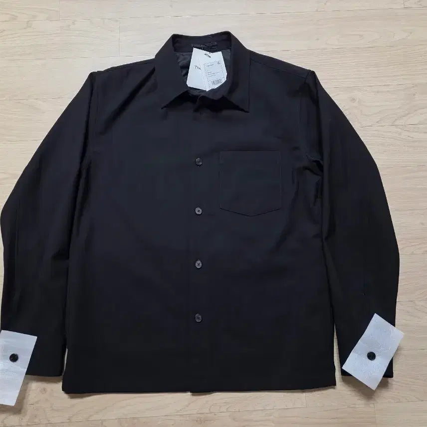 [BUNJANG] Theory Bond Wool Twill Overshirt Jacket Black L / 띠어리 본드 울 트윌 오버셔츠 셔츠형 자켓 L 105 정가 74만원 블랙