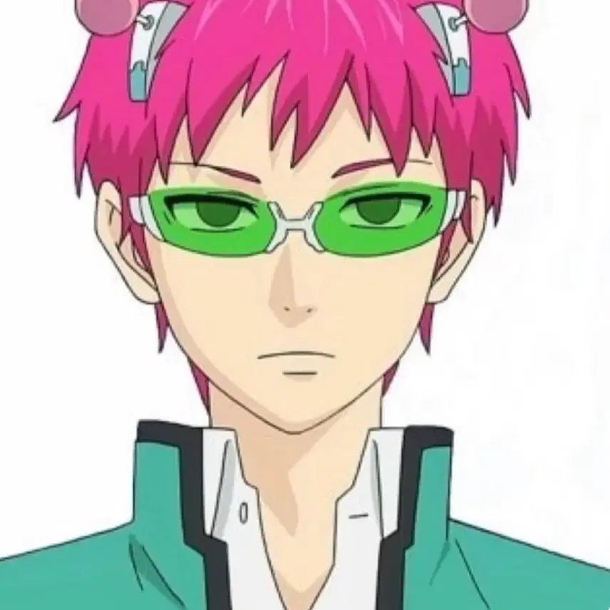 [BUNJANG] Saiki Kusuo Cosplay Wig and Glasses Set / (급처)사이키 쿠스오 코스프레