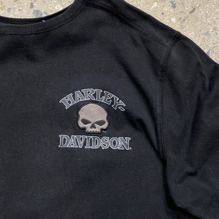 [BUNJANG] Harley-Davidson Long Sleeve T-Shirt Men's L / 할리 데이비슨 롱 슬리브 (Man L)/[H1119]