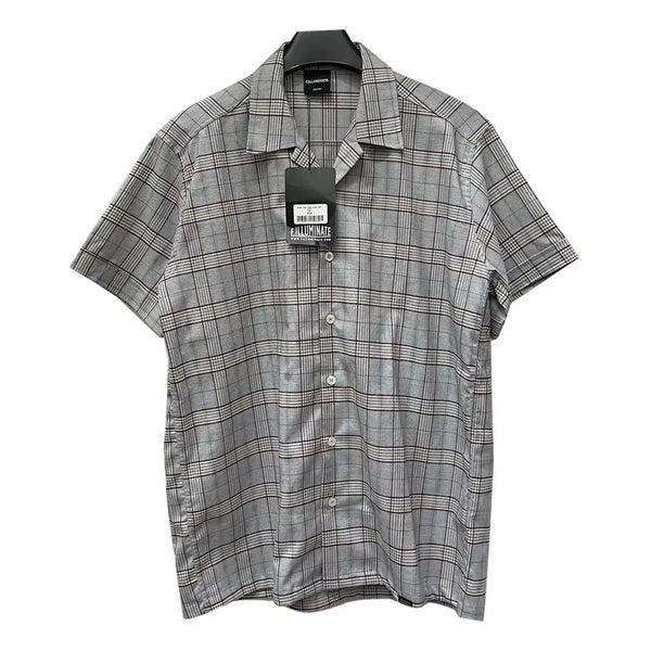 [BUNJANG] Filuminate Deadstock Oversized Check Short Sleeve Shirt M / 필루미네이트 데드스탁 오버핏 체크 반팔 셔츠 M